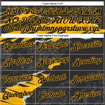 Custom Sports Hoodie with Personalized Name and Number, Stitched Black Gold 3D Torn Paper Style Sweatshirt Personalized Stitched