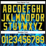 Custom Name & Number Flame Sports Hoodie Stitched Black Gold-Aqua 3D Pattern Design Pullover Sweatshirt Personalized Stitched