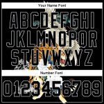 Custom Name and Number 3D Pattern Crane Tiger Sports Hoodie Pullover Sweatshirt Personalized Stitched Black Gray Design Personalized