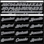 Custom Name Number Hoodie Sports Pullover Sweatshirt Personalized Stitched Black Gray-White Personalized Stitched Black Gray-White