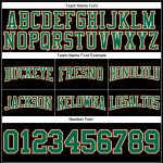 Custom Name Number Football Hoodie Pullover Sweatshirt Personalized Stitched Black Kelly Green Orange Team Design Personalized