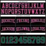 Custom Name Number Football Hoodie Sweatshirt in Black Green Pink - Personalized Stitched Team Pullover Personalized Stitched