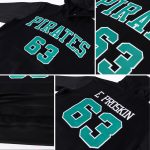 Custom Team Hoodie with Name and Number - Personalized Black Kelly Green-White Pullover Sweatshirt Personalized Stitched