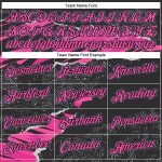 Custom Team Hoodie with Personalized Name & Number - Black Light Blue-Pink 3D Torn Paper Pattern Pullover Sweatshirt Personalized