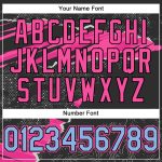 Custom Team Hoodie with Personalized Name & Number - Black Light Blue-Pink 3D Torn Paper Pattern Pullover Sweatshirt Personalized