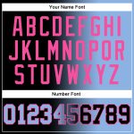 Custom Name Number Sports Hoodie for Team - Personalized Stitched Black Light Blue Pink Gradient Sweatshirt Pullover Personalized