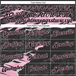 Custom Name & Number Sports Hoodie with 3D Torn Paper Design - Black & Light Pink Stitched Pullover Sweatshirt Personalized