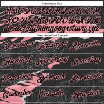 Custom Team Name and Number Pullover Hoodie - Black Medium Sweatshirt with Pink 3D Torn Paper Pattern Design Personalized