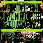 Custom Name & Number Tiger Hoodie - Personalized Black & Neon Green 3D Pattern Sports Pullover Sweatshirt Personalized Stitched
