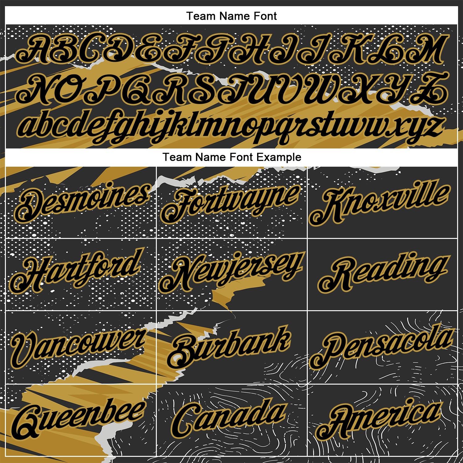 Personalized Stitched Black Old Gold 3D Pattern Design Torn Paper Style Sports Pullover Sweatshirt Hoodie Team Custom Name and Number Custom Sports Hoodie - Personalized Stitched Black Old Gold 3D Torn Paper Design with Team Name & Number, Pullover Sweatshirt - Image 3