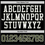 Custom Team Hoodie with Personalized Name and Number - Black Olive-White Stitched Pullover Sweatshirt Personalized Stitched