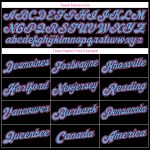Personalized Black Pink-Light Blue Sports Hoodie Pullover Sweatshirt for Men and Women Personalized Stitched Black Pink-Light