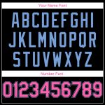 Personalized Black Pink-Light Blue Sports Hoodie Pullover Sweatshirt for Men and Women Personalized Stitched Black Pink-Light