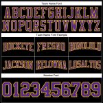 Custom Name Number Football Hoodie Pullover Sweatshirt Black Purple Gold Personalized Team Apparel Personalized Stitched