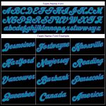 Custom Name Number Sports Hoodie Personalized Black Purple Teal Pullover Sweatshirt Personalized Stitched Black Purple-Teal