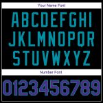Custom Name Number Sports Hoodie Personalized Black Purple Teal Pullover Sweatshirt Personalized Stitched Black Purple-Teal