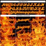 Custom Flame Sports Hoodie with 3D Pattern, Personalized Name & Number, Black Red-Gold Pullover Sweatshirt Personalized Stitched