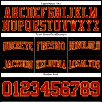 Personalized Custom Name Number Black Red Gold Football Hoodie Pullover Sweatshirt Personalized Stitched Black Red-Gold Football