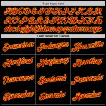 Custom Team Hoodie with Personalized Name and Number, Stitched Black Red-Gold Sports Pullover Sweatshirt Personalized Stitched