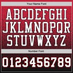 Custom Team Name Number Pullover Hoodie Stitched Black Red-White Fade Fashion Sports Sweatshirt Personalized Stitched Black