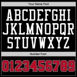 Custom Black Red White Sports Hoodie Sweatshirt - Personalized Stitched Pullover Personalized Stitched Black Red-White Sports