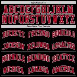 Custom Black Red White Sports Hoodie Sweatshirt - Personalized Stitched Pullover Personalized Stitched Black Red-White Sports