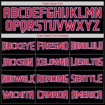 Custom Name Number Sports Hoodie Pullover Sweatshirt Black Red White - Personalized Team Apparel Personalized Stitched Black