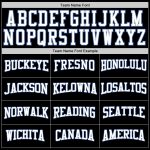 Custom Name Number Sports Hoodie Black Royal Pinstripe Stitched White Gray Pullover Sweatshirt Personalized Stitched Black