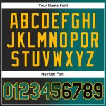 Custom Name Number Hoodie Personalized Pullover Sweatshirt Black Teal Gold Gradient Fashion Sports Team Apparel Personalized