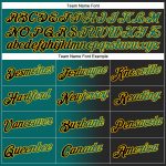 Custom Name Number Hoodie Personalized Pullover Sweatshirt Black Teal Gold Gradient Fashion Sports Team Apparel Personalized