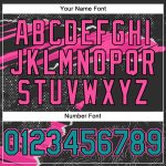 Custom Sports Hoodie with Torn Paper Style 3D Pattern - Personalized Stitched Black Teal-Pink Pullover Sweatshirt with Name & Number