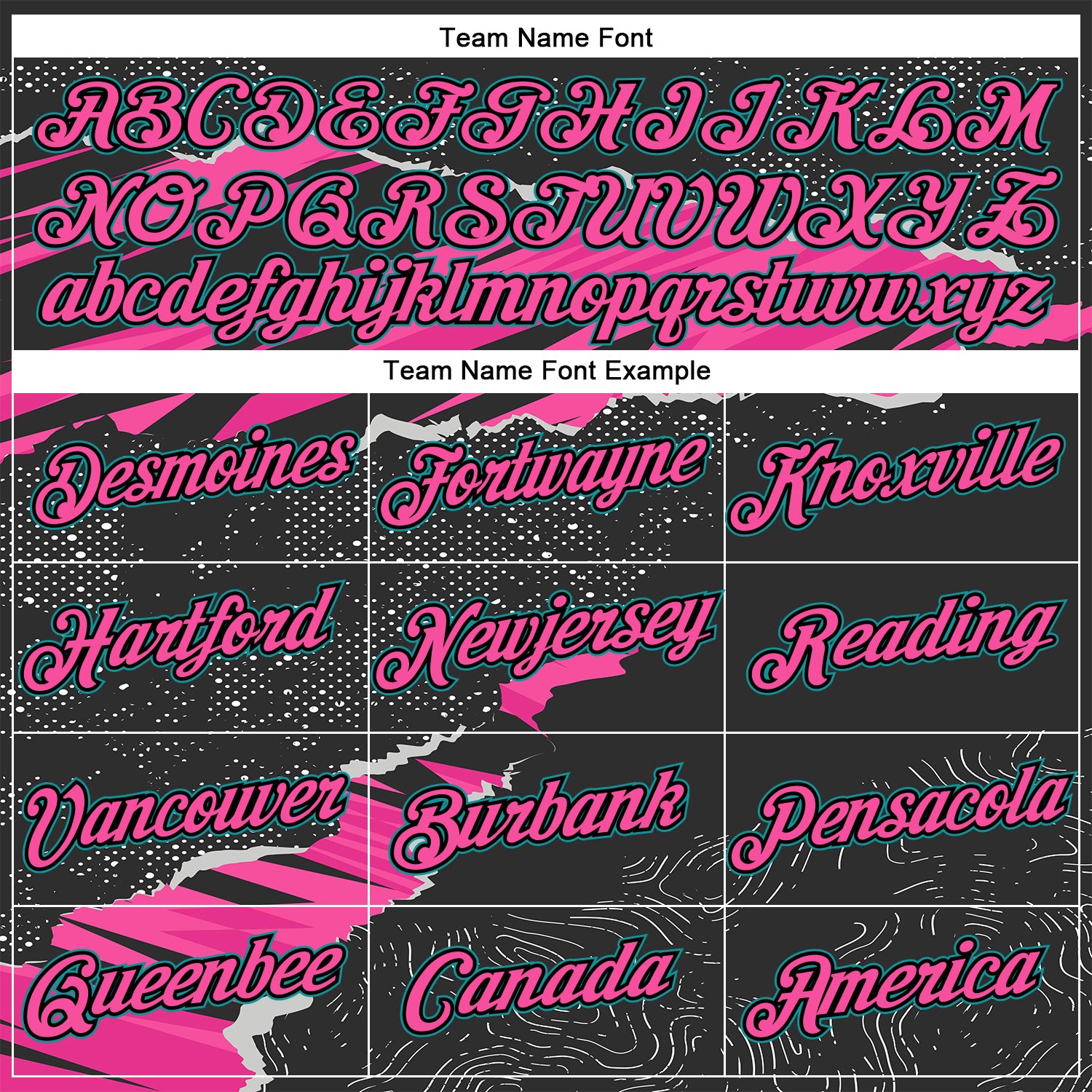 Personalized Stitched Black Teal-Pink 3D Pattern Design Torn Paper Style Sports Pullover Sweatshirt Hoodie Team Custom Name and Number Custom Sports Hoodie with Torn Paper Style 3D Pattern - Personalized Stitched Black Teal-Pink Pullover Sweatshirt with Name & Number - Image 3