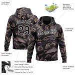 3D Tiger Landscape Personalized Sports Hoodie with Custom Name and Number - Stitched Pullover Sweatshirt Personalized Stitched