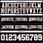 Custom Team Football Hoodie Personalized Stitched Black White Old Gold-Purple Pullover Sweatshirt with Name and Number Personalized