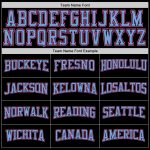 Custom Name Number Sports Hoodie Personalized Black White Pinstripe Pink Light Blue Pullover Sweatshirt Personalized Stitched