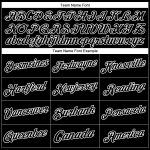 Custom Name Number Black White Sports Hoodie Sweatshirt Personalized Stitched Pullover Personalized Stitched Black White