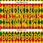 Custom Name Number Personalized Black Yellow 3D Pattern Sports Hoodie for Black History Month Pullover Sweatshirt Personalized