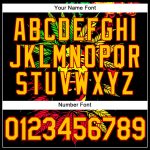Black History Month 3D Pattern Pullover Hoodie - Personalized Stitched Sweatshirt in Black Yellow Red Personalized Stitched