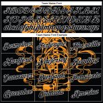 Customizable 3D Pattern Tiger Hoodie with Cloud Design - Personalized Black Yellow-White Sports Pullover Sweatshirt with Team Name & Number