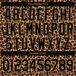 Custom Leopard Sports Hoodie with Personalized Name & Number, 3D Pattern Pullover in Brown & Old Gold Personalized Stitched