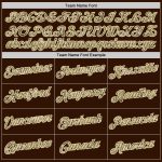Custom Name Number Sports Hoodie Brown Camo-Cream Pullover Sweatshirt Personalized Team Apparel Personalized Stitched Brown
