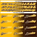 Custom Name and Number Personalized Sports Hoodie Stitched Brown Gold-Cream Gradient Fashion Pullover Sweatshirt Personalized
