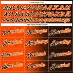 Custom Name and Number Hoodie for Sports | Personalized Brown Orange-Cream Gradient Pullover Sweatshirt Personalized Stitched