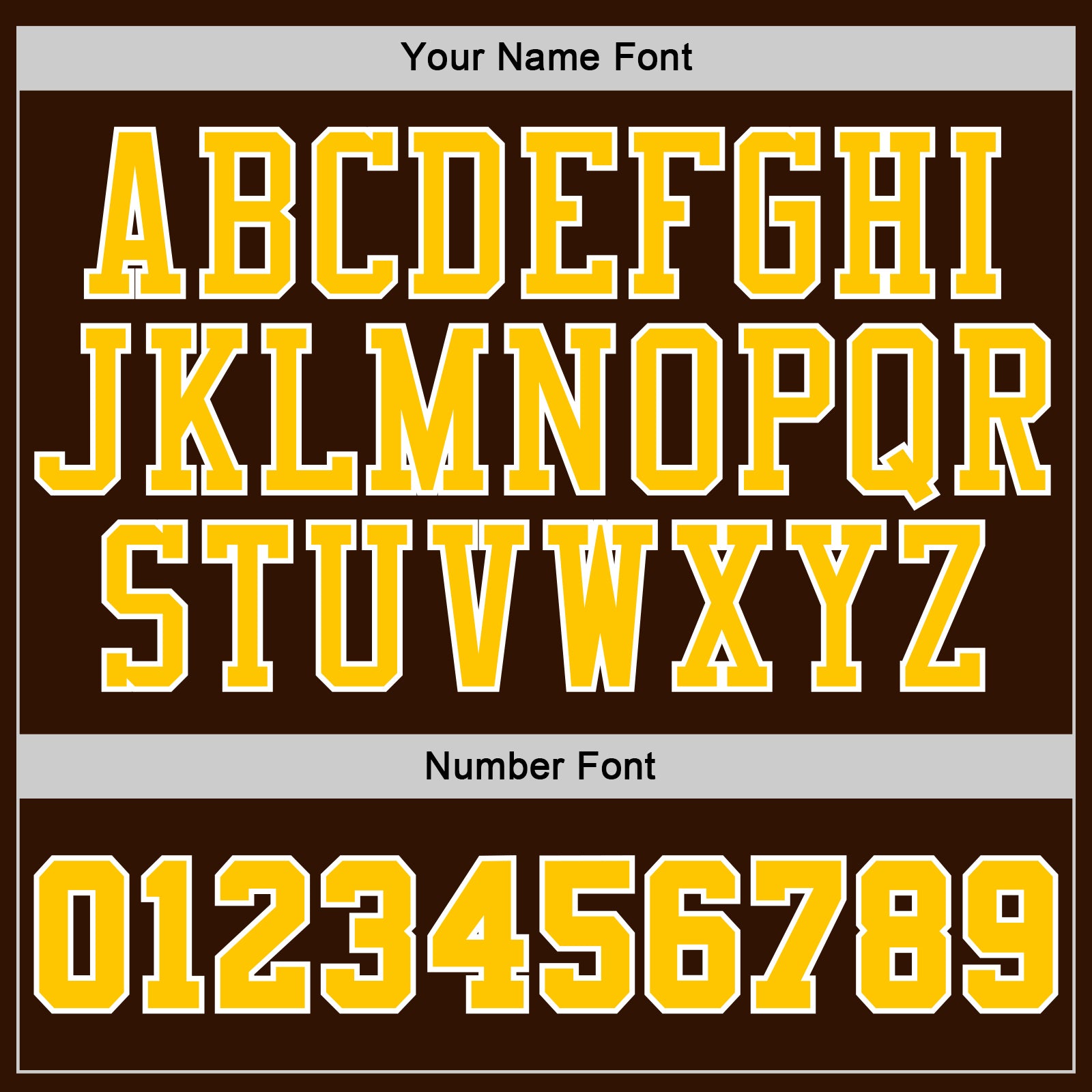 Personalized Stitched Brown White Pinstripe Gold-White Sports Pullover Sweatshirt Hoodie Team Custom Name and Number Custom Name Number Sports Hoodie - Personalized Brown White Pinstripe Gold-White Pullover Sweatshirt Personalized Stitched - Image 3