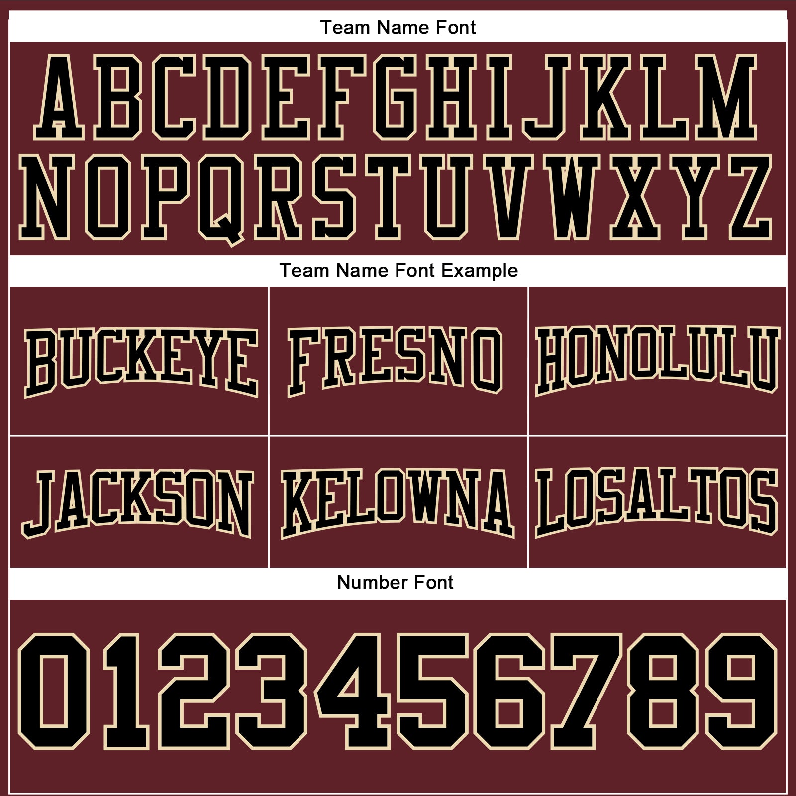 Personalized Stitched Burgundy Black-Cream Football Pullover Sweatshirt Hoodie Team Custom Name and Number Custom Name Number Hoodie Sweatshirt, Burgundy Black Cream Stitched Football Pullover - Personalized Team Gear Personalized - Image 3