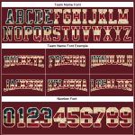 Custom Name Number Football Hoodie Burgundy Vintage USA Flag Pullover Sweatshirt Personalized Stitched Burgundy Vintage USA