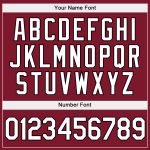 Custom Team Name Number Burgundy Black White Sports Hoodie Sweatshirt Pullover Personalized Stitched Burgundy White-Black
