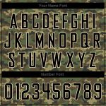 Custom Name Number Sports Hoodie Personalized Camo Black-Cream Pullover Salute To Service Sweatshirt Personalized Stitched
