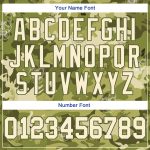 Custom Name Number 3D Skull Hoodie Sweatshirt, Personalized Camo Cream-Olive Pullover Fashion Sports Style Personalized Stitched