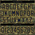 Custom Name and Number Camo Navy Gold Sports Hoodie Pullover Sweatshirt Salute to Service Personalized Stitched Camo Navy-Gold